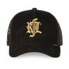 Casquette trucker en velours avec filet logo brodé Black Hole Sun