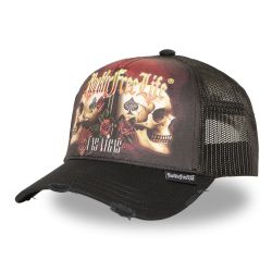 Casquette trucker imprimée avec filet Strife