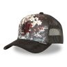 Casquette trucker imprimée avec filet et logo brodé Sakura Waves