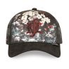 Casquette trucker imprimée avec filet et logo brodé Sakura Waves