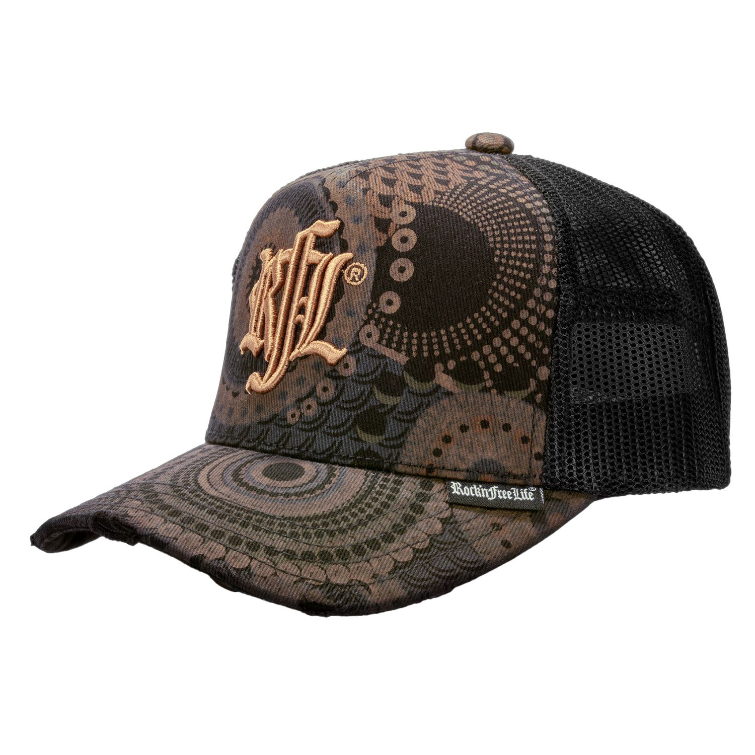 Casquette enfant avec filet et logo brodé