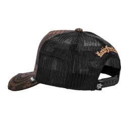 Casquette enfant avec filet et logo brodé