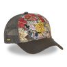 Casquette trucker imprimée filet logo brodé visière imprimée Maiko