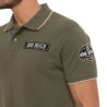 Polo homme maille piquée avec patchs et print dos MC29