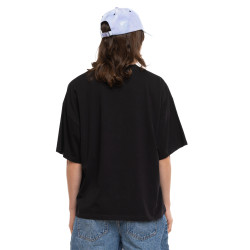 T-shirt femme relax fit col rond print devant Motel