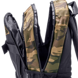 Sac à dos 2 compartiments et dos et bretelles rembourrés Camo