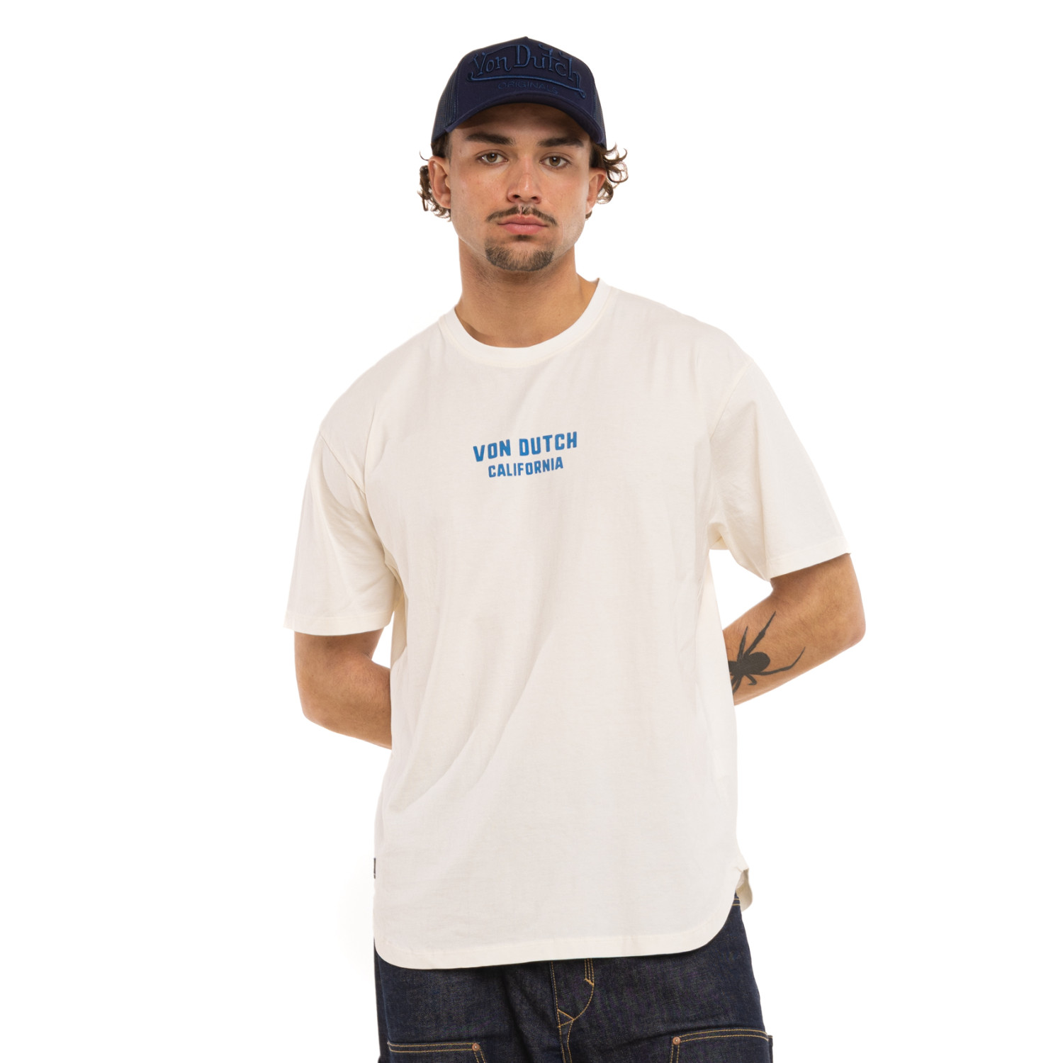 T-shirt homme comfort fit col rond en jersey Trucker