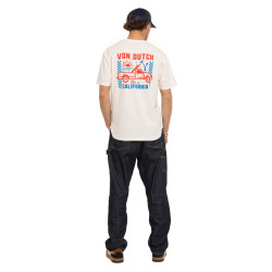 T-shirt homme comfort fit col rond en jersey Trucker