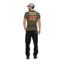 T-shirt homme col rond regular fit slub en jersey Champion