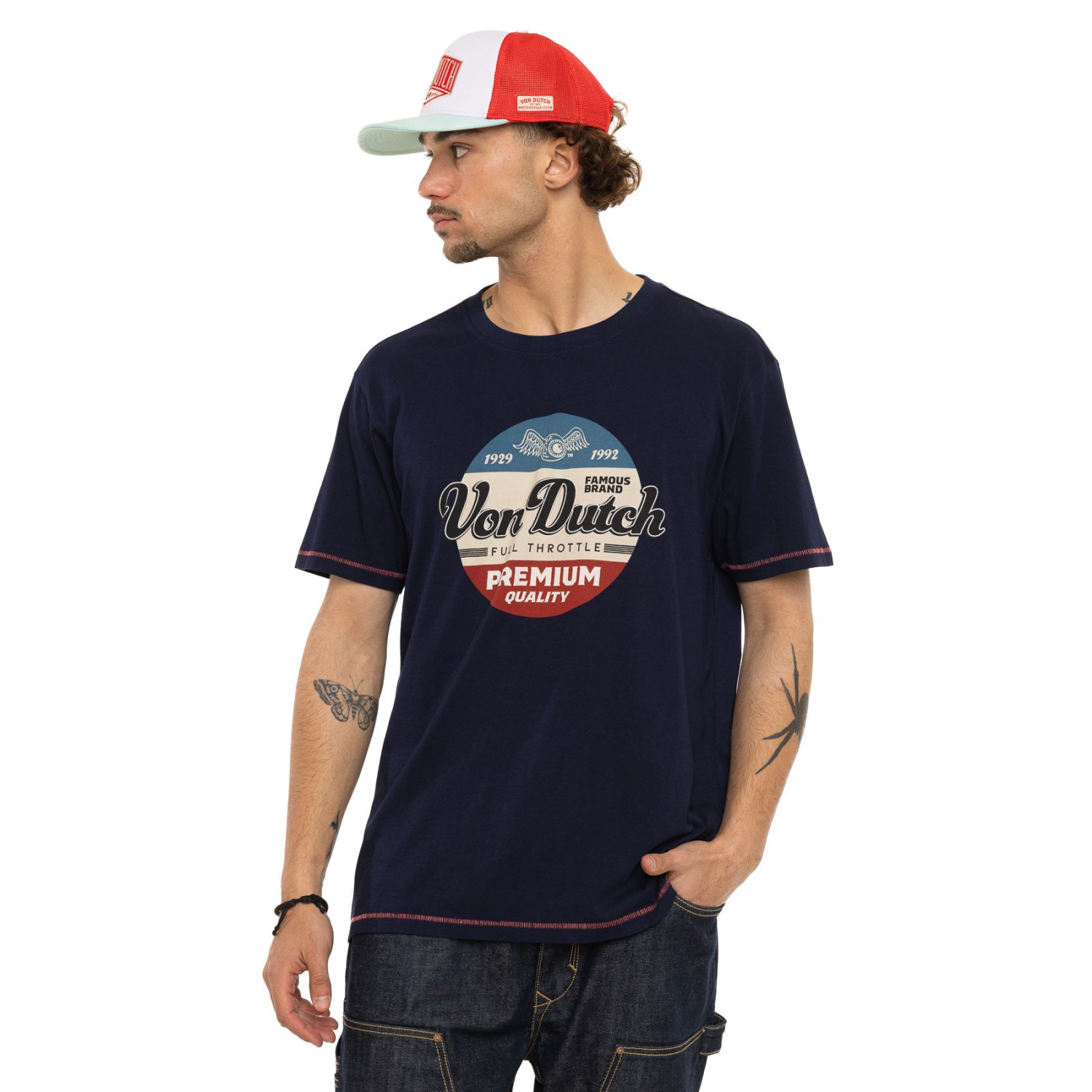 T-shirt homme regular fit col rond en jersey Full