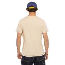 T-shirt homme regular fit col rond en Slub jersey Palm