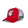 Casquette Capslab trucker Looney Tunes bugs bunny Rouge Casquette Capslab trucker Looney Tunes bugs bunny Rouge