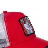Casquette Capslab trucker Looney Tunes bugs bunny Rouge Casquette Capslab trucker Looney Tunes bugs bunny Rouge