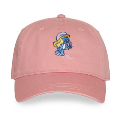 Casquette Dad Cap avec broderie Smurf Stroumpfette