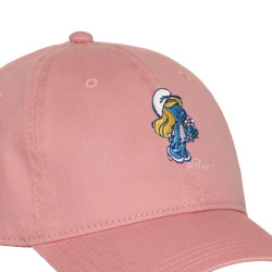Casquette Dad Cap avec broderie Smurf Stroumpfette