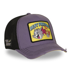 Casquette Trucker filet finitions premium Tom & Jerry Best Friends
