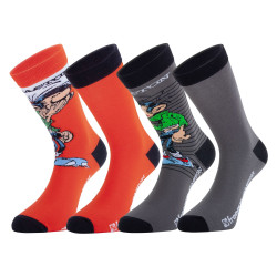 Lot de 4 paires de chaussettes homme Gaston Lagaffe A2