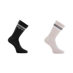 Lot de 2 Paires de chaussettes homme type tennis Mignon et Parfait