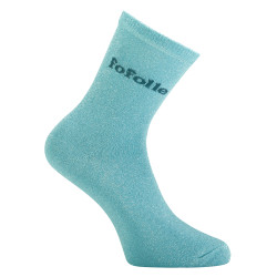 Paire de chaussettes lurex femme à paillettes message soft Fofolle