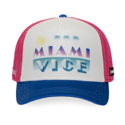 Casquette trucker mousse avec filet Miami Vice Cops