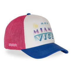 Casquette trucker mousse avec filet Miami Vice Cops