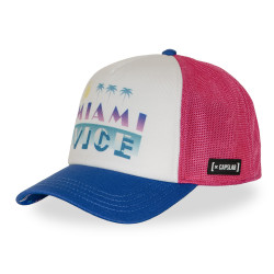 Casquette trucker mousse avec filet Miami Vice Cops