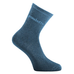 Paire de chaussettes lurex femme à paillettes message soft Poulette