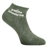 Paire de chaussettes mi-hautes lurex femme à paillettes Ptite Joueuse