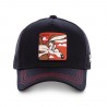 Casquette Capslab trucker Looney Tunes Coyote noir Casquette Capslab trucker Looney Tunes Coyote noir
