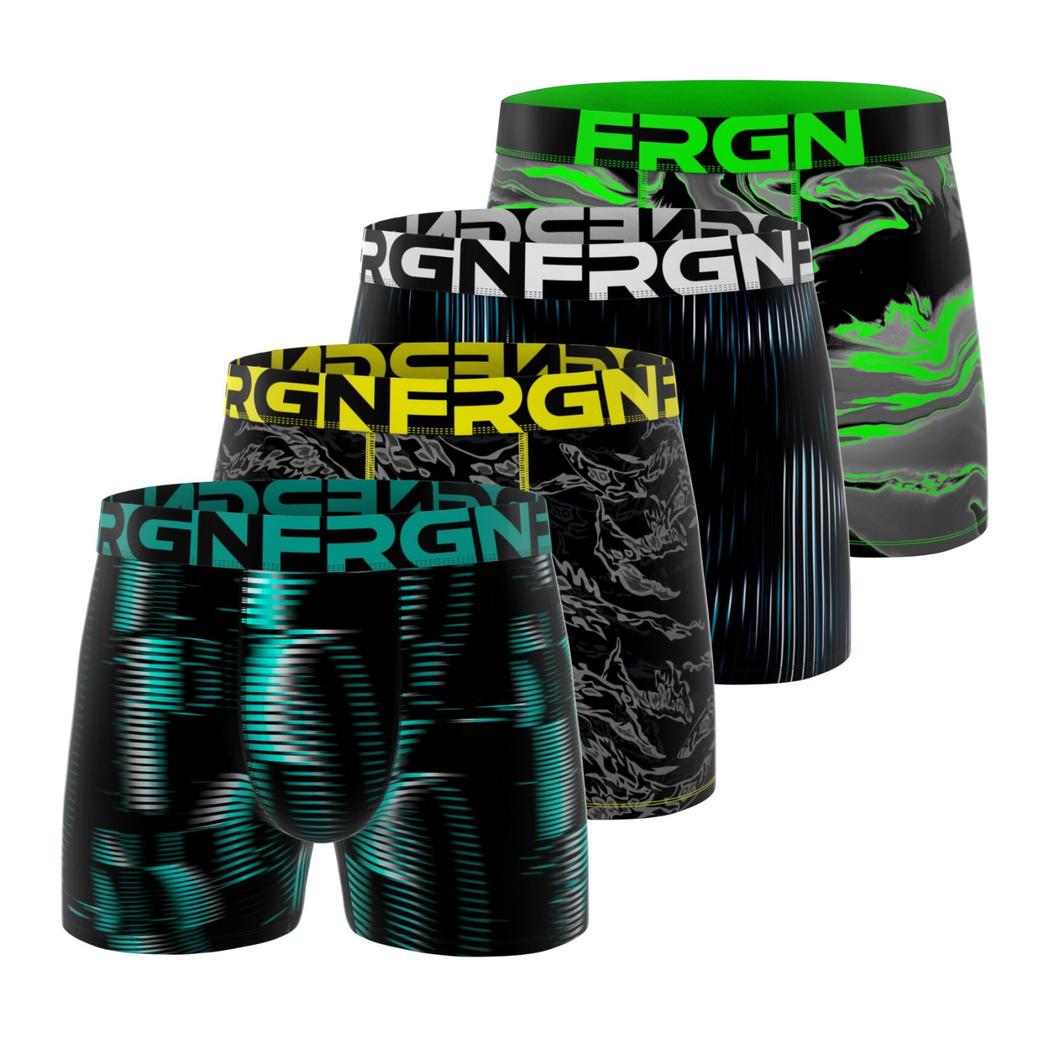 Lot de 4 boxers homme collection FRGN Style