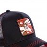 Casquette Capslab trucker Looney Tunes Coyote noir Casquette Capslab trucker Looney Tunes Coyote noir