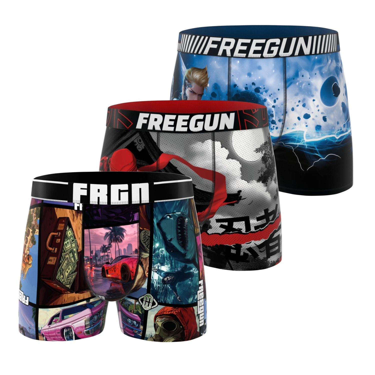 Lot de 3 boxers junior collection Heroes