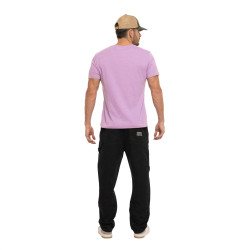 T-shirt homme regular fit col rond en Slub jersey Event