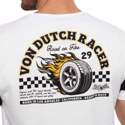 T-shirt homme regular fit col rond en jersey Fired