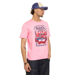 T-shirt homme regular fit col rond en Slub jersey Rody