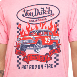 T-shirt homme regular fit col rond en Slub jersey Rody