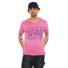 T-shirt homme regular fit col V en jersey CPD Hunt