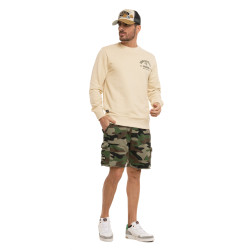 Sweat homme col rond en french terry Curve