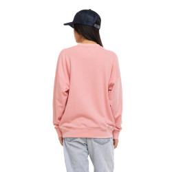 Sweat femme relax fit col rond avec print devant College