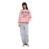 Sweat femme relax fit col rond avec print devant College