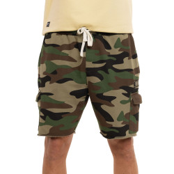 Bermuda cargo homme en french terry acid wash Vlad