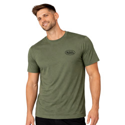 T-shirt homme col rond en jersey 140grm imprimé devant Log4