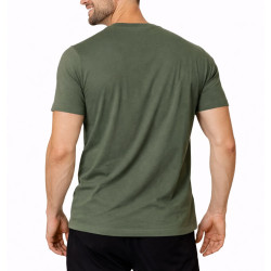T-shirt homme col rond en jersey 140grm imprimé devant Log5