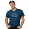T-shirt homme col rond en jersey 140grm imprimé devant Log6