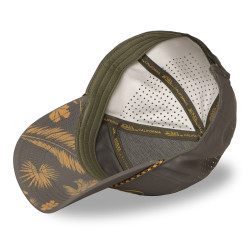 Casquette 6 panneaux filet en mesh logo rubber print Cord