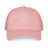 Casquette baseball filet visière bicolore et écusson Rubber Logo
