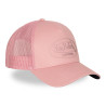 Casquette baseball filet visière bicolore et écusson Rubber Logo