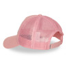 Casquette baseball filet visière bicolore et écusson Rubber Logo