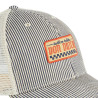 Casquette baseball avec filet souple effet usé et écusson Mac Kustom