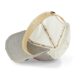 Casquette baseball avec filet souple effet usé et écusson Mac Kustom